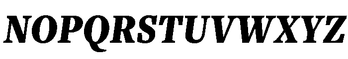Freight Text Compressed Black Italic Font UPPERCASE