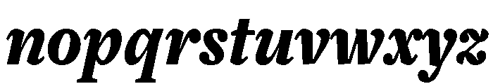 Freight Text Compressed Black Italic Font LOWERCASE