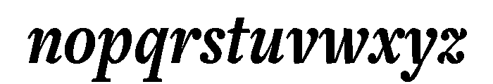 Freight Text Compressed Bold Italic Font LOWERCASE