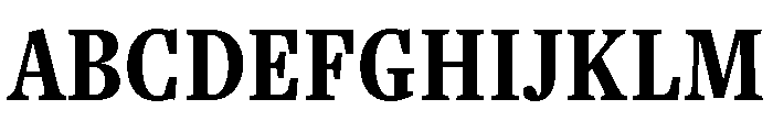Freight Text Compressed Bold Font UPPERCASE