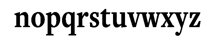 Freight Text Compressed Bold Font LOWERCASE
