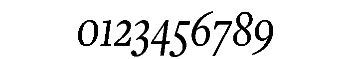 Freight Text Compressed Book Italic Font OTHER CHARS