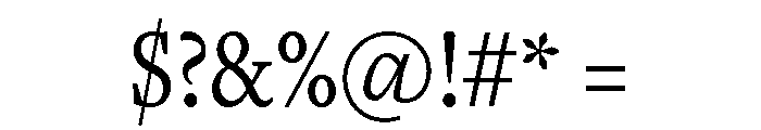 Freight Text Compressed Book Font OTHER CHARS