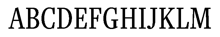 Freight Text Compressed Book Font UPPERCASE