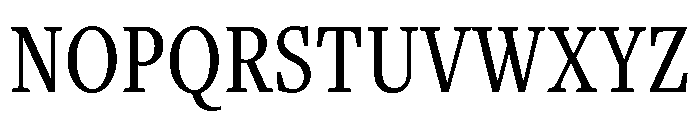 Freight Text Compressed Book Font UPPERCASE