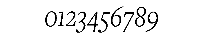 Freight Text Compressed Light Italic Font OTHER CHARS