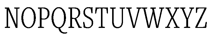 Freight Text Compressed Light Font UPPERCASE