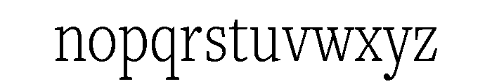 Freight Text Compressed Light Font LOWERCASE