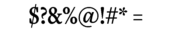 Freight Text Compressed Semi Bold Font OTHER CHARS