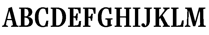 Freight Text Compressed Semi Bold Font UPPERCASE