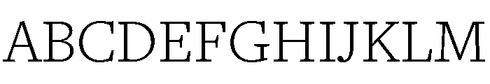 Freight Text Light Font UPPERCASE