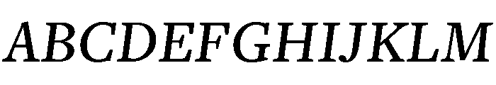 Freight Text Medium Italic Font UPPERCASE