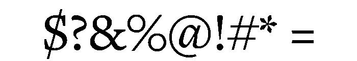 Freight Text Medium Font OTHER CHARS