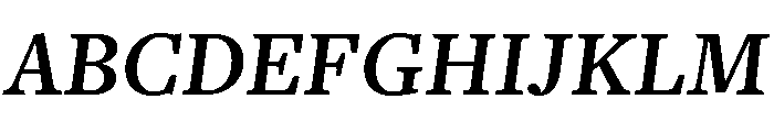 Freight Text Semi Bold Italic Font UPPERCASE