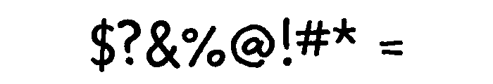 French Fries Bold Font OTHER CHARS