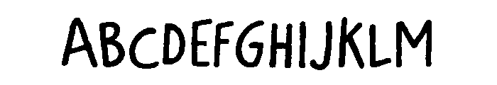 French Fries Bold Font UPPERCASE