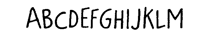 French Fries Light Font UPPERCASE