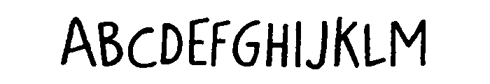 French Fries Medium Font UPPERCASE