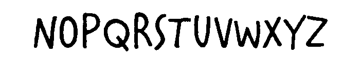 French Fries Medium Font UPPERCASE