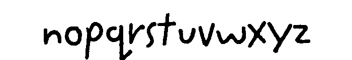 French Fries Medium Font LOWERCASE