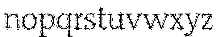 Frenzy Color Font LOWERCASE