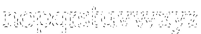 Frenzy Marks Font LOWERCASE