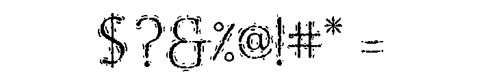 Frenzy Regular Font OTHER CHARS