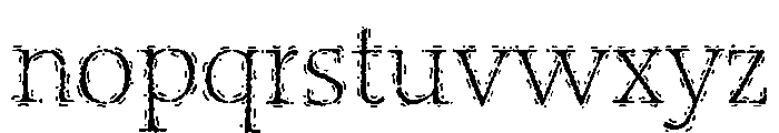 Frenzy Regular Font LOWERCASE