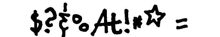 Fridayluck Regular Font OTHER CHARS