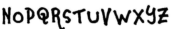 Fridayluck Regular Font UPPERCASE