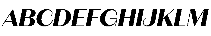 Fromage Alt Extra Bold Italic Font UPPERCASE