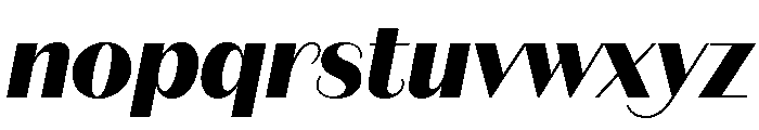 Fromage Alt Extra Bold Italic Font LOWERCASE