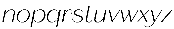 Fromage Alt Italic Font LOWERCASE