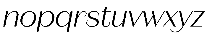 Fromage Alt Light Italic Font LOWERCASE