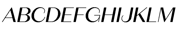 Fromage Alt Medium Italic Font UPPERCASE