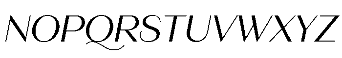 Fromage Alt Regular Italic Font UPPERCASE