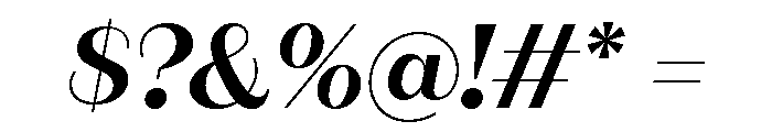 Fromage Alt Semi Bold Italic Font OTHER CHARS