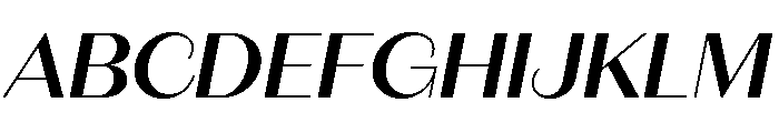 Fromage Alt Semi Bold Italic Font UPPERCASE
