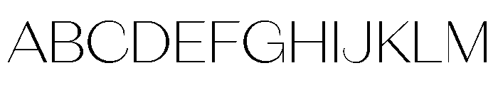 Fromage Extra Light Font UPPERCASE