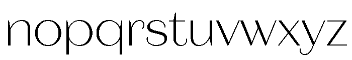 Fromage Extra Light Font LOWERCASE