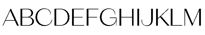 Fromage Light Font UPPERCASE