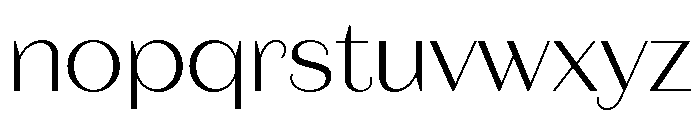 Fromage Light Font LOWERCASE