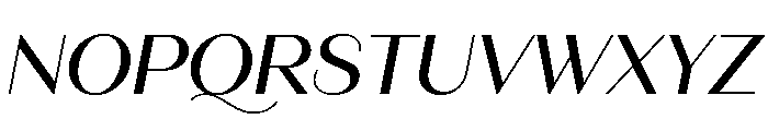 Fromage Medium Italic Font UPPERCASE