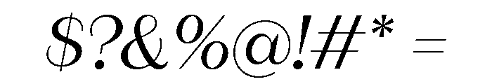 Fromage Regular Italic Font OTHER CHARS