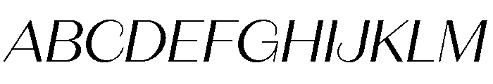 Fromage Regular Italic Font UPPERCASE