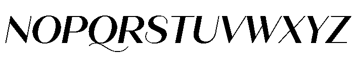 Fromage Semi Bold Italic Font UPPERCASE