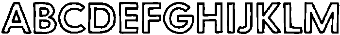 FS CapsOutlineBold otf (700) Font UPPERCASE
