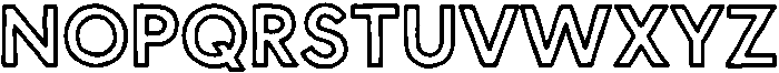 FS CapsOutlineBold otf (700) Font LOWERCASE
