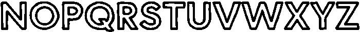 FS CapsOutlineExtBold otf (700) Font UPPERCASE