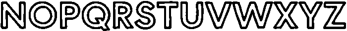 FS CapsOutlineExtBold otf (700) Font LOWERCASE
